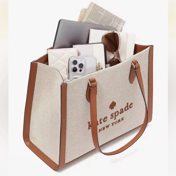 Kate Spade NWT Large Ellie Tote in Warm Gingerbread  R$429 - Picture 6 of 10